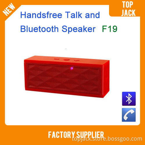 Wireless Mini Handsfree Talk Function Card Bluetooth F19 Speaker